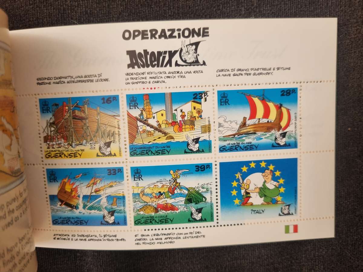 GUERNSEY 1992 OPERATION ASTERIX MINT AND COMPLETE PRESTIGE BOOKLET. AS PER IMAGES. GREAT ITEM.