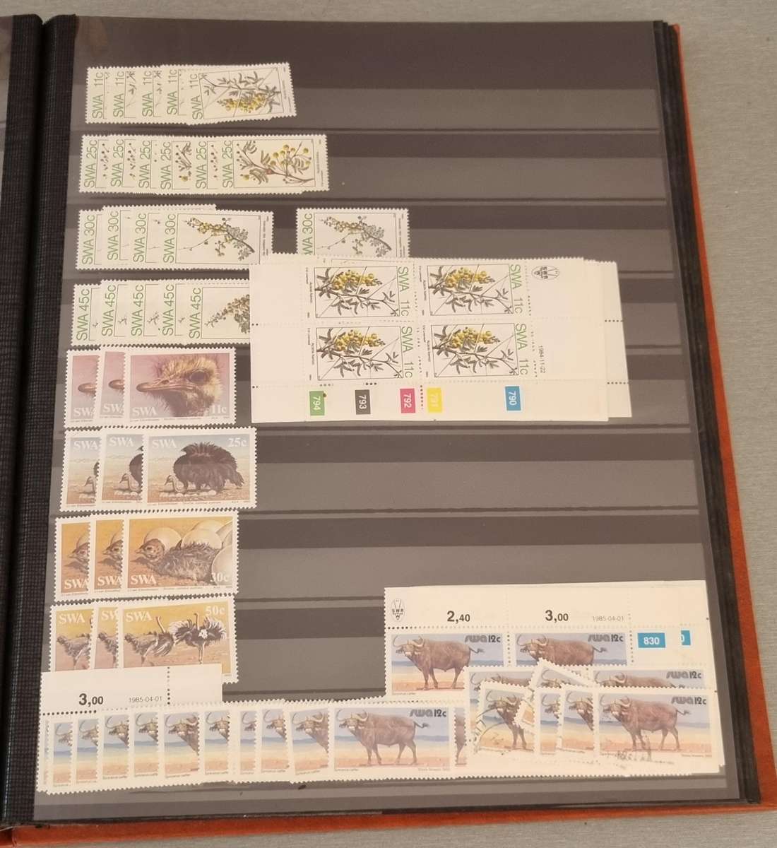 PRINZ ROYAL 2080 ALBUM 2ND HAND WITH SWA SINGLES, CONTROLS, BOOKLETS ETC. AS PER IMAGES. NB PLS READ