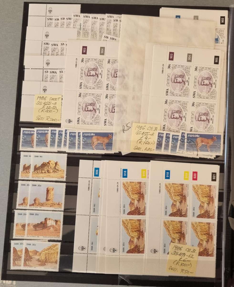 PRINZ ROYAL 2080 ALBUM 2ND HAND WITH SWA SINGLES, CONTROLS, BOOKLETS ETC. AS PER IMAGES. NB PLS READ