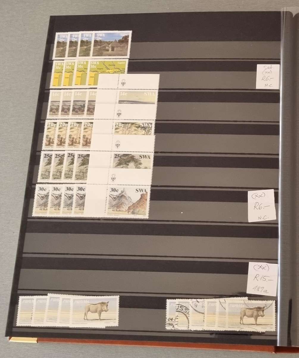 PRINZ ROYAL 2080 ALBUM 2ND HAND WITH SWA SINGLES, CONTROLS, BOOKLETS ETC. AS PER IMAGES. NB PLS READ