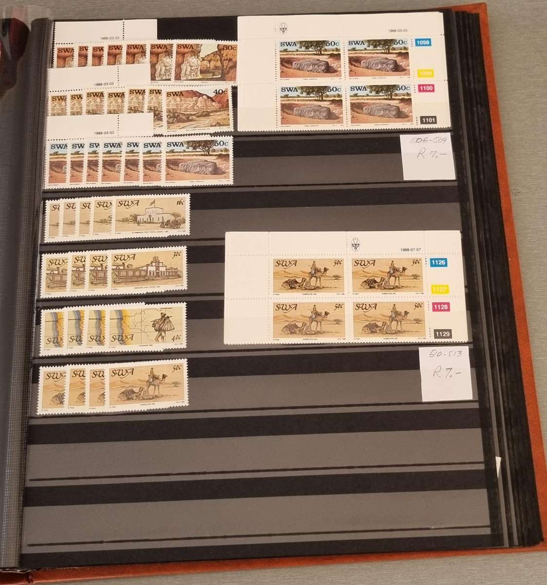 PRINZ ROYAL 2080 ALBUM 2ND HAND WITH SWA SINGLES, CONTROLS, BOOKLETS ETC. AS PER IMAGES. NB PLS READ