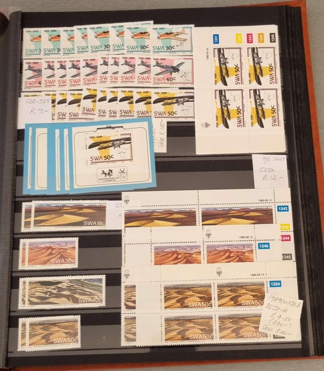 PRINZ ROYAL 2080 ALBUM 2ND HAND WITH SWA SINGLES, CONTROLS, BOOKLETS ETC. AS PER IMAGES. NB PLS READ