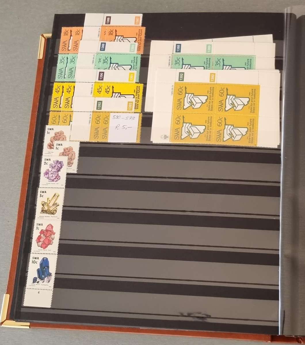 PRINZ ROYAL 2080 ALBUM 2ND HAND WITH SWA SINGLES, CONTROLS, BOOKLETS ETC. AS PER IMAGES. NB PLS READ