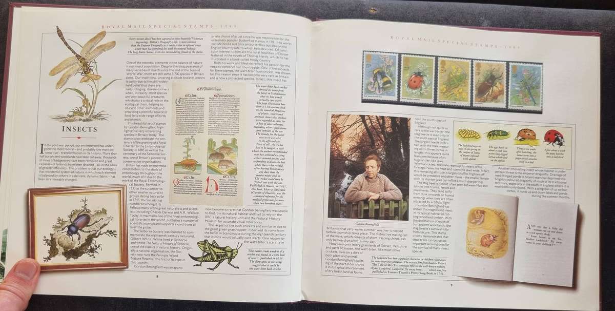 GB 1985 Post Office Yearbook no 2 in hardback book with slip case - CV GBP 75