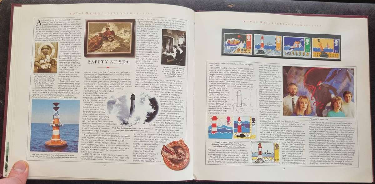 GB 1985 Post Office Yearbook no 2 in hardback book with slip case - CV GBP 75