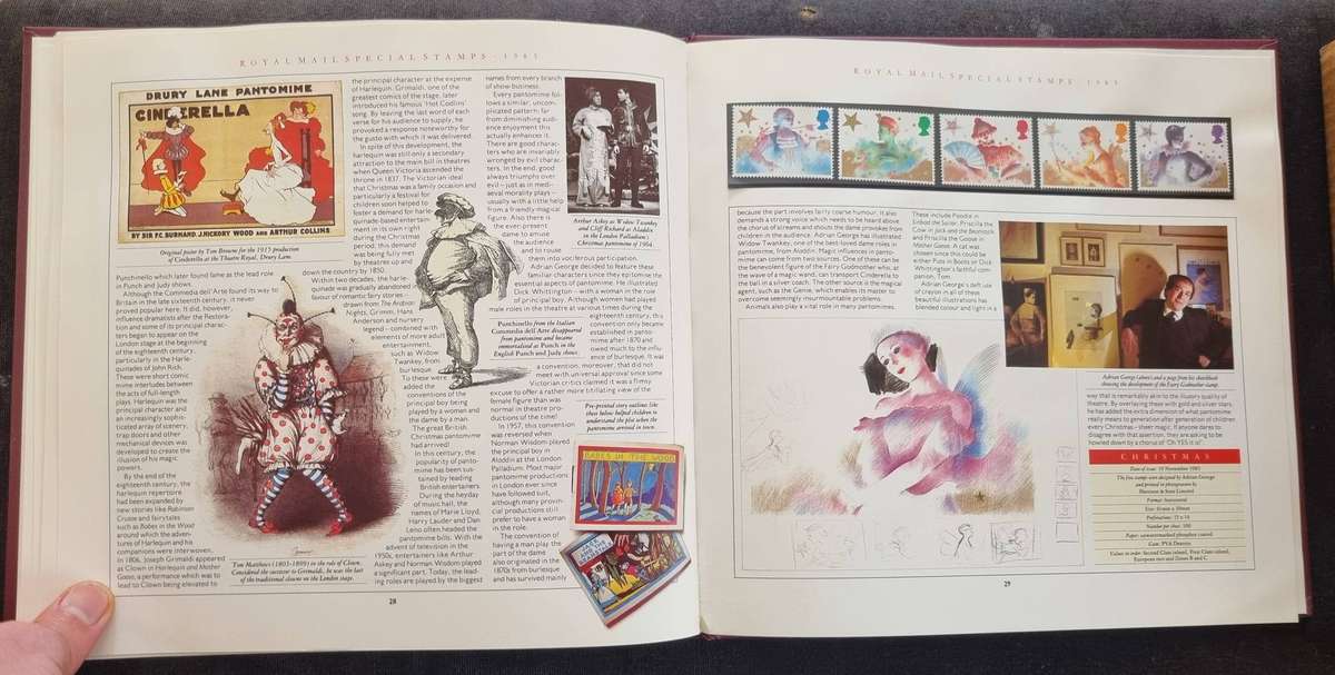 GB 1985 Post Office Yearbook no 2 in hardback book with slip case - CV GBP 75