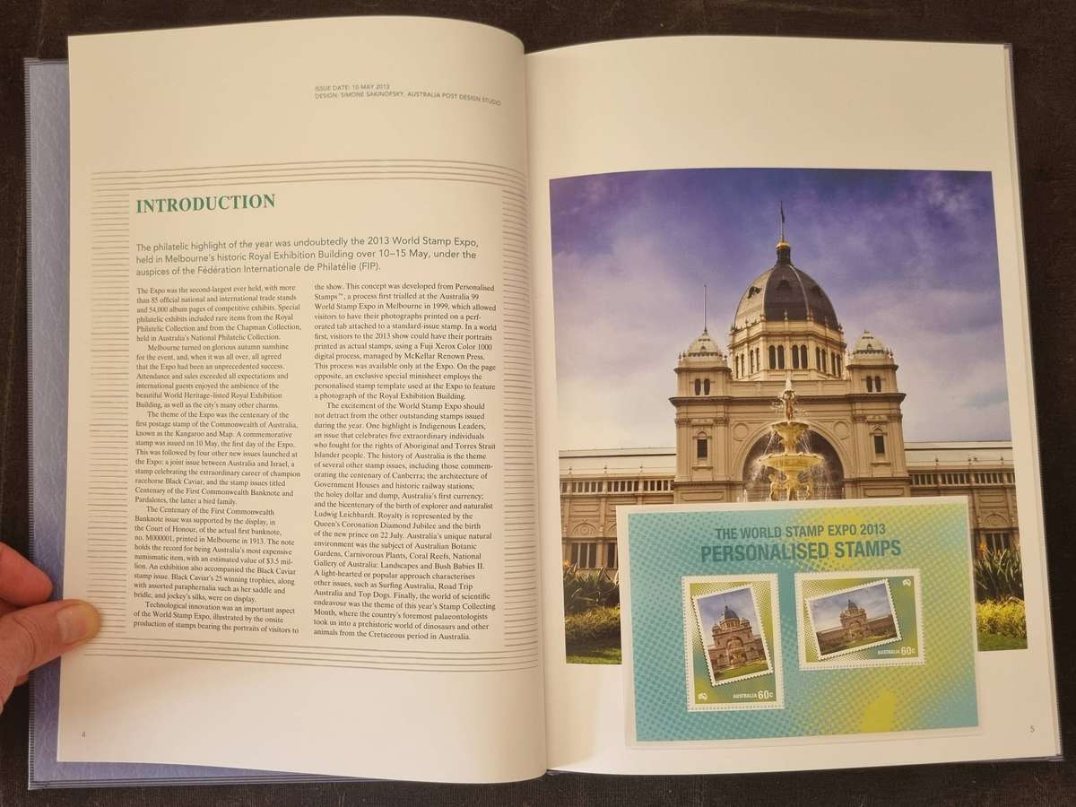 Australia 2013 Complete Year Book Collection of Australian Stamps   excellent value, thematics etc