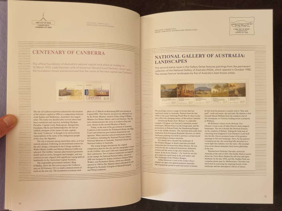 Australia 2013 Complete Year Book Collection of Australian Stamps   excellent value, thematics etc