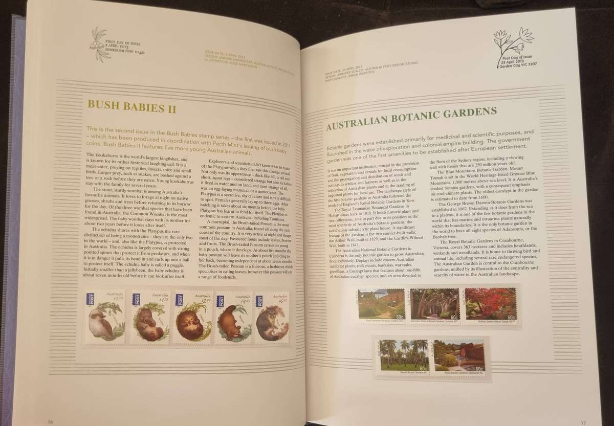 Australia 2013 Complete Year Book Collection of Australian Stamps   excellent value, thematics etc