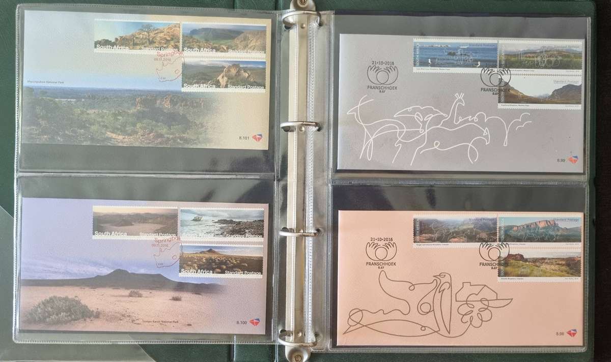 Green binder with (x24) 8 series first day covers  clean  as per images  good total CV.