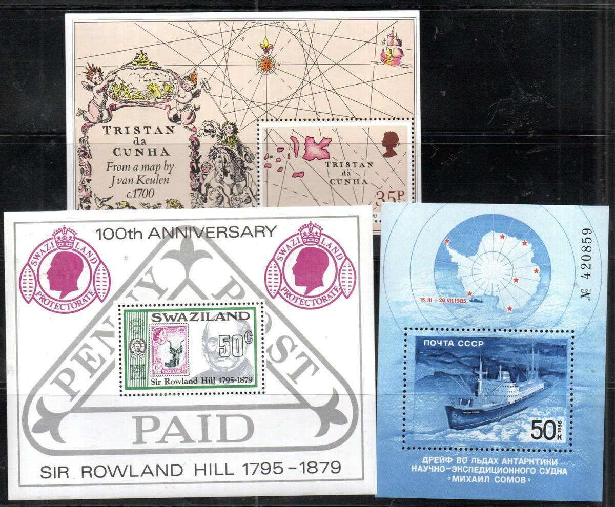 WORLD CLEARANCE OF (X30+) UMM MINI SHEETS ETC. AS PER (X8) SCANS. NICE THEMATIC MIX.