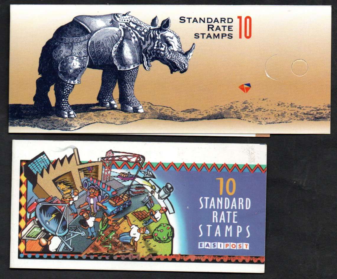 RSA SELECTION OF (X2) MINT RHINO BOOKLETS. AS PER SCANS.