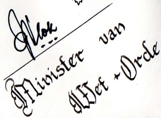 RSA 1988 75TH ANNIV OF THE SA POLICE COMM COVER SIGNED BY 'ADRIAAN VLOK - MINISTER OF LAW AND ORDER'