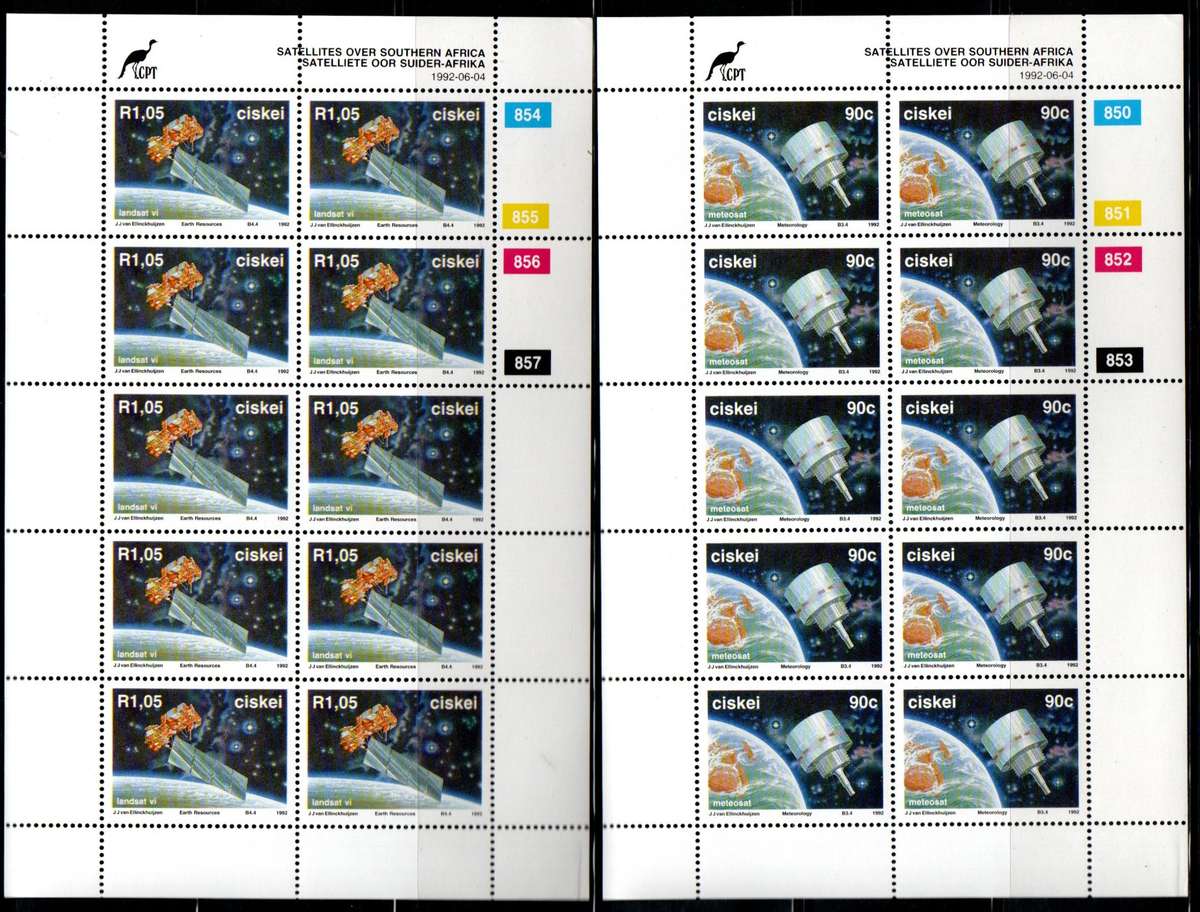 CISKEI 1992 SELECTION OF UMM SHEETS OF (X10) IN SETS OF (X4). AS PER SCANS. GOOD VALUE.