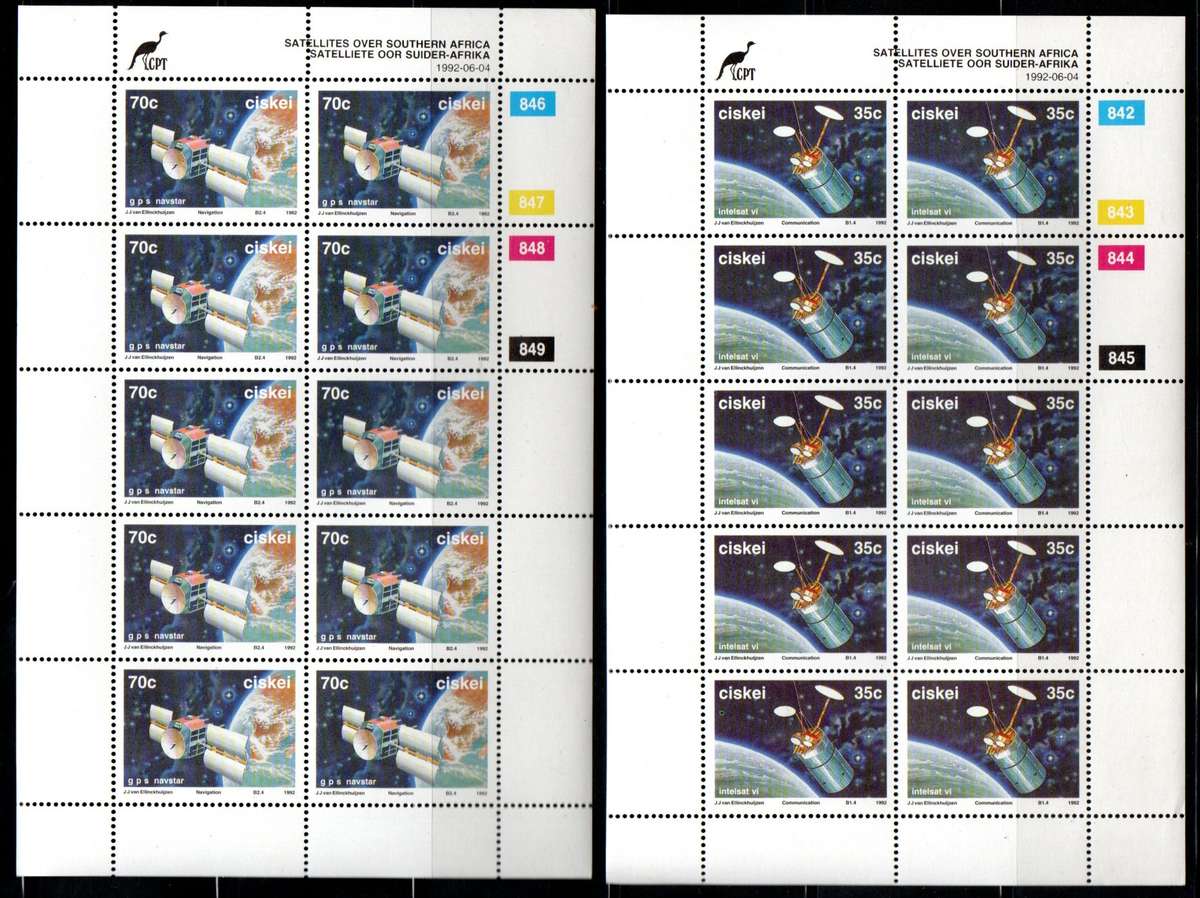 CISKEI 1992 SELECTION OF UMM SHEETS OF (X10) IN SETS OF (X4). AS PER SCANS. GOOD VALUE.