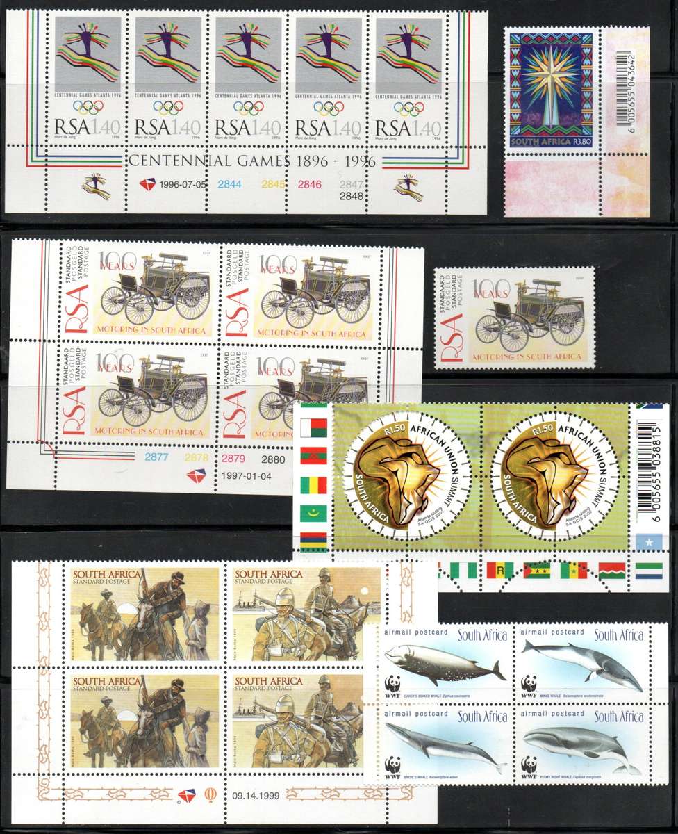 RSA CLEARANCE OF UMM CONTROL BLOCKS, STRIPS, SINGLES ETC. AS PER (X11) SCANS! EXCELLENT TOTAL CV!
