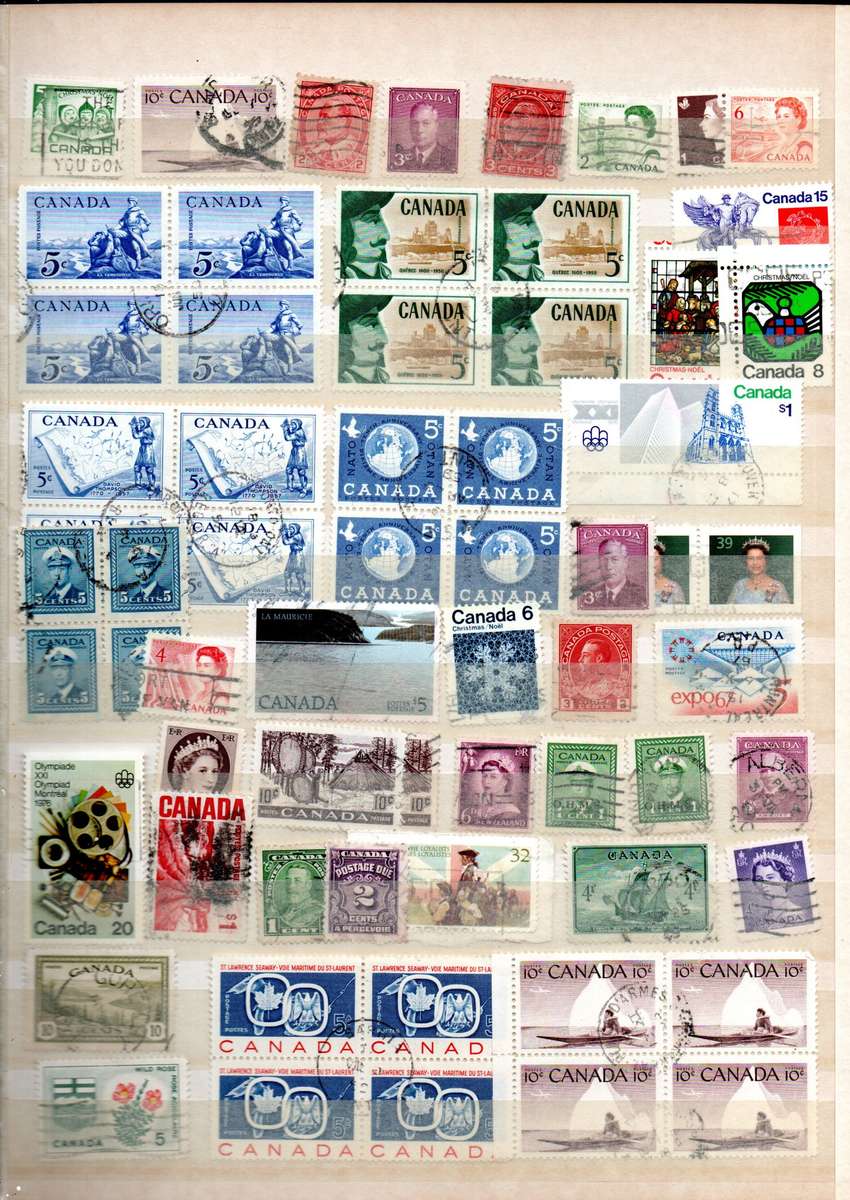 LIGHTHOUSE ALBUM 2ND HAND WITH MOSTY USED CANADA STAMPS. AS PER SCANS. NB: PLS READ BELOW!!!