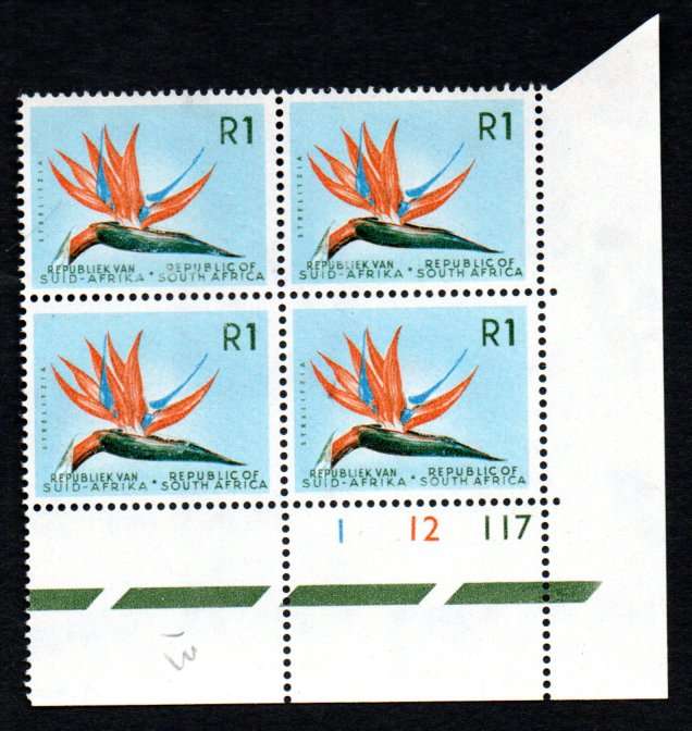 RSA 1964 1 DEF ISSUE R1 CONTROL BLOCK OF (X4) UMM. SACC209. AS PER SCANS. CV R1150.