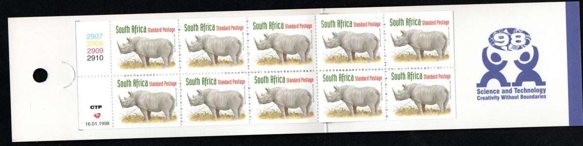 RSA SELECTION OF (X4) RHINO BOOKLETS. MINT AND COMPLETE. AS PER SCANS.