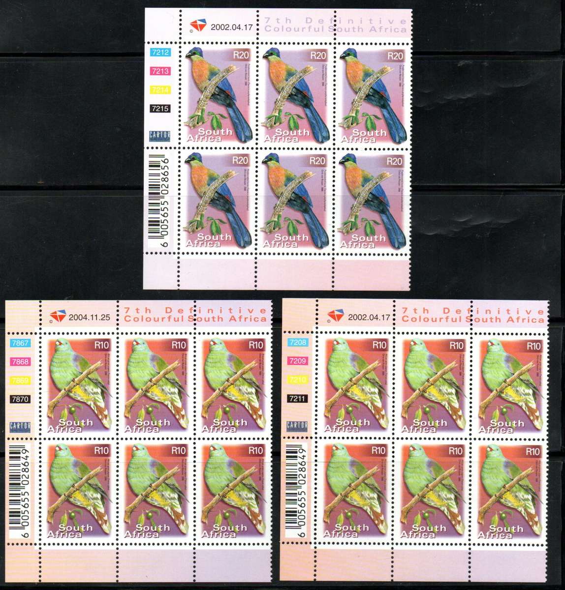 RSA 7TH DEF ISSUE (X1) UMM R20 CONTROL BLK + (X2) R10 CONTROLS. AS PER SCANS. TOTAL CV R1360.