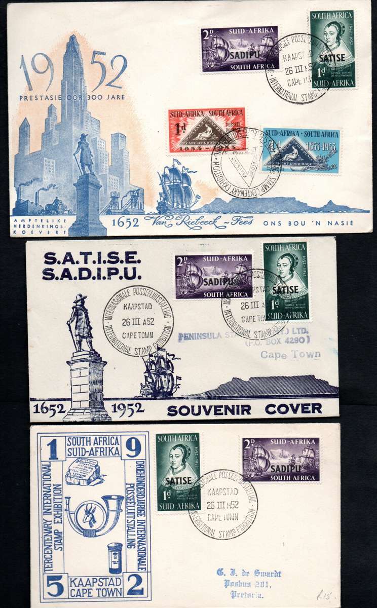 UNION 1952 SATISE SADIPU SELECTION OF (X16) COVERS. CONDITION ETC AS PER SCANS.