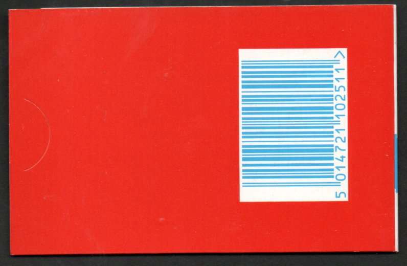 GB 1996 MORE! LOVE BARCODE GREETINGS BOOKLET SGKX8. CV GBP 10. NICE ITEM.