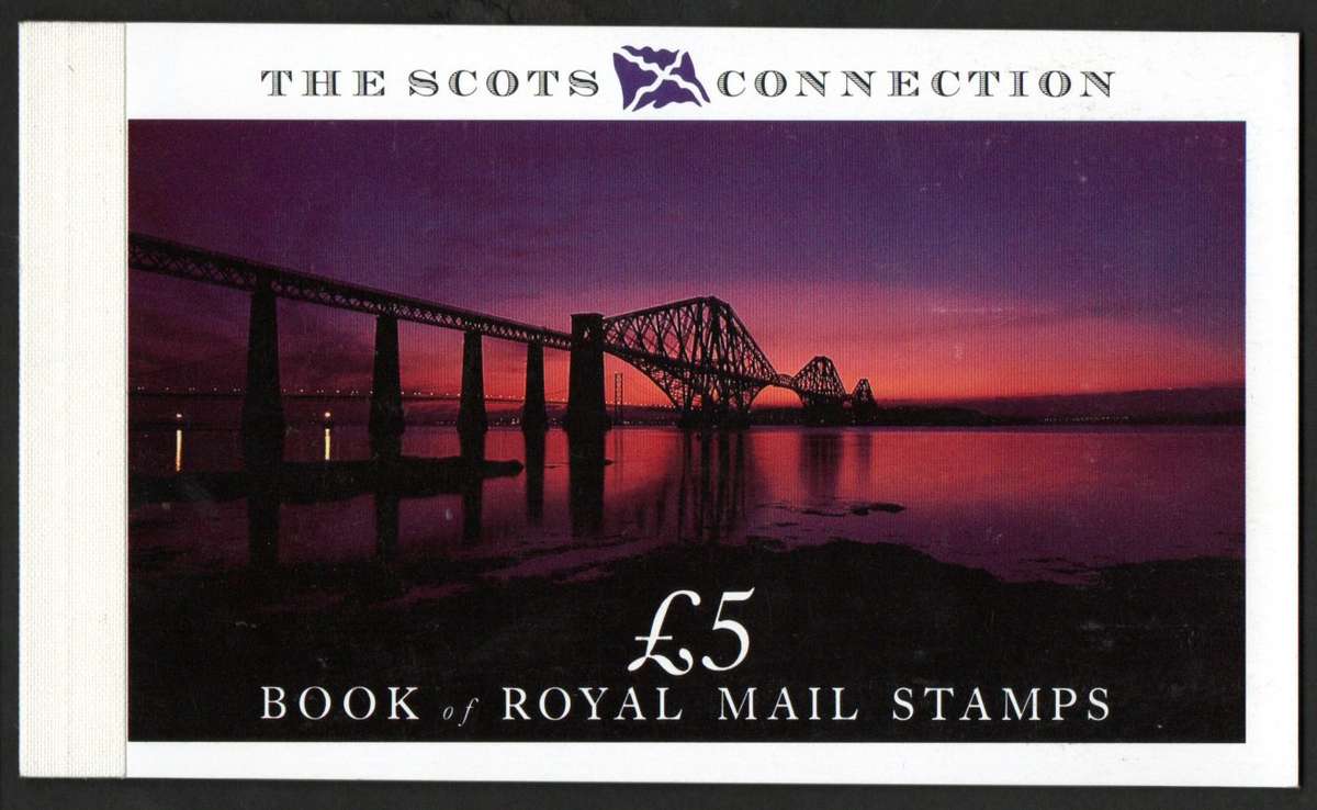 GB 1989 `THE SCOTS CONNECTION` PRESTIGE 5 POUND BOOKLET MINT. SGDX10. CV GBP 24.