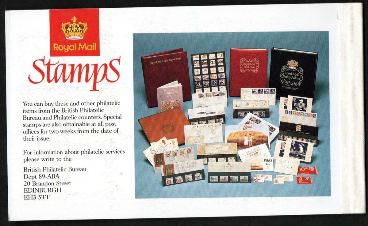 GB 1989 `THE SCOTS CONNECTION` PRESTIGE 5 POUND BOOKLET MINT. SGDX10. CV GBP 24.