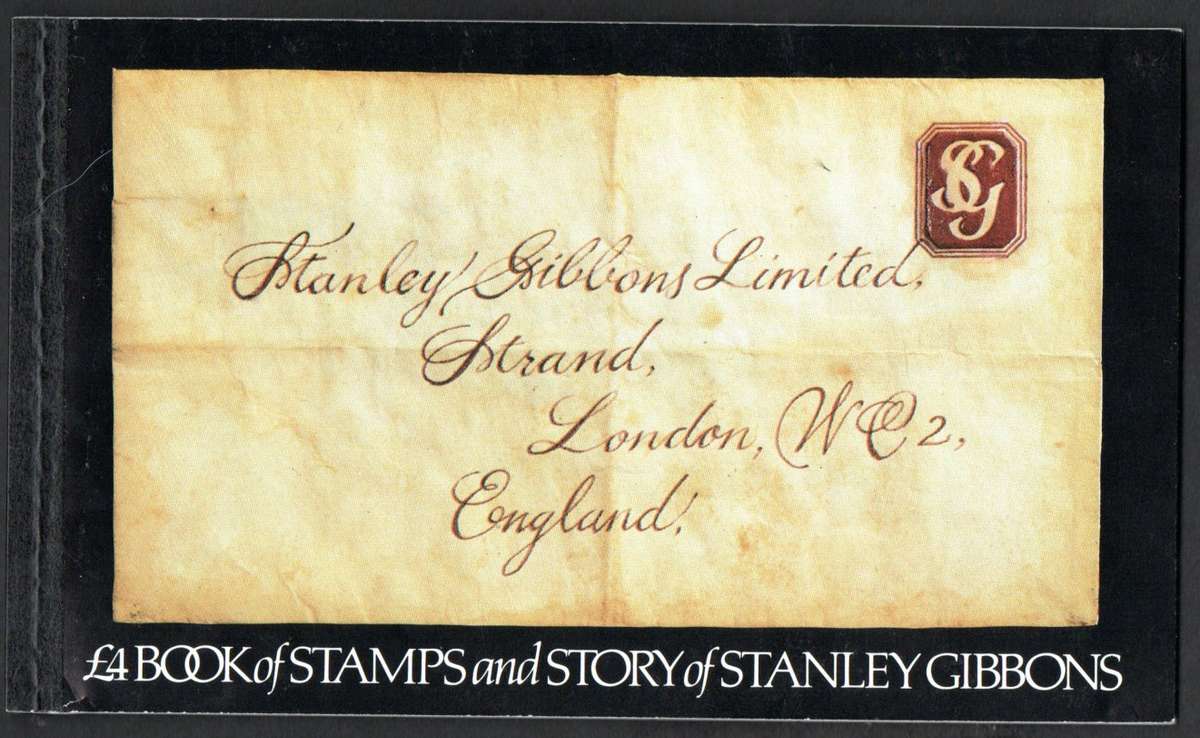 GB 1982 `STORY OF STANLEY GIBBONS` 4 POUND MINT AND COMPLETE BOOKLET. SG DX3. CV GBP 11.