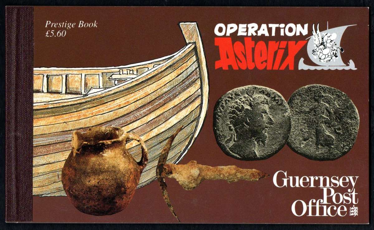 GUERNSEY 1992 OPERATION ASTERIX MINT AND COMPLETE PRESTIGE BOOKLET. AS PER IMAGES. GREAT ITEM.