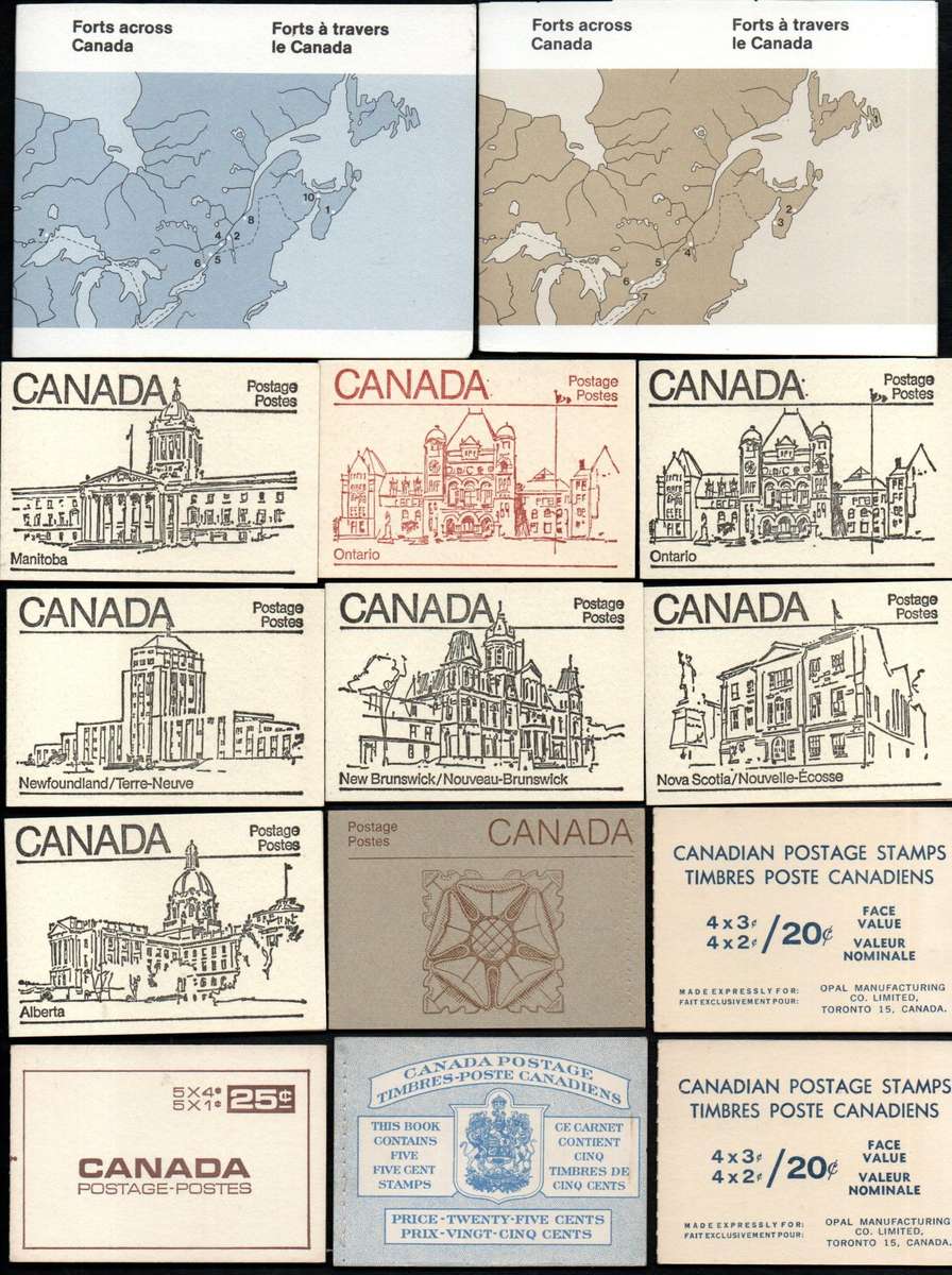 CANADA SELECTION OF (X18) MINT BOOKLETS. AS PER SCANS.