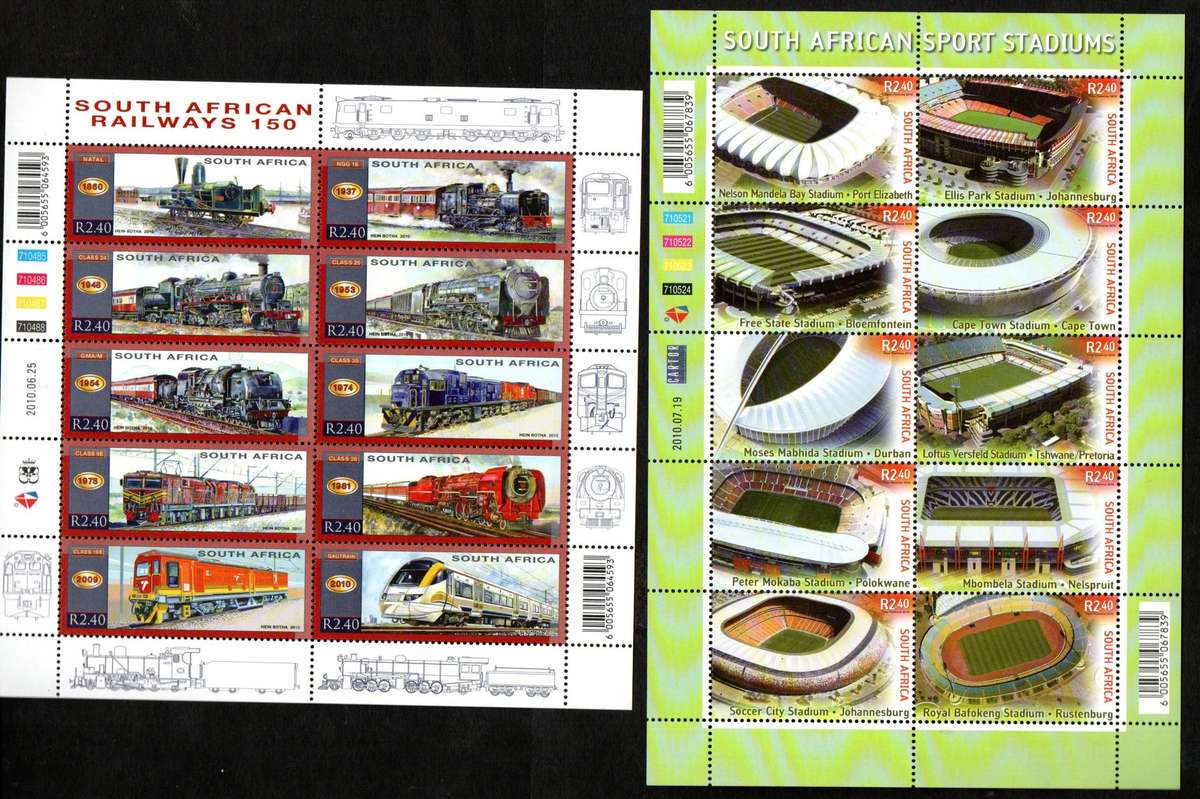 RSA SELECTION OF (X8) SHEETS/SHEETLETS. AS PER (X4) SCANS. TOTAL CV R1780.