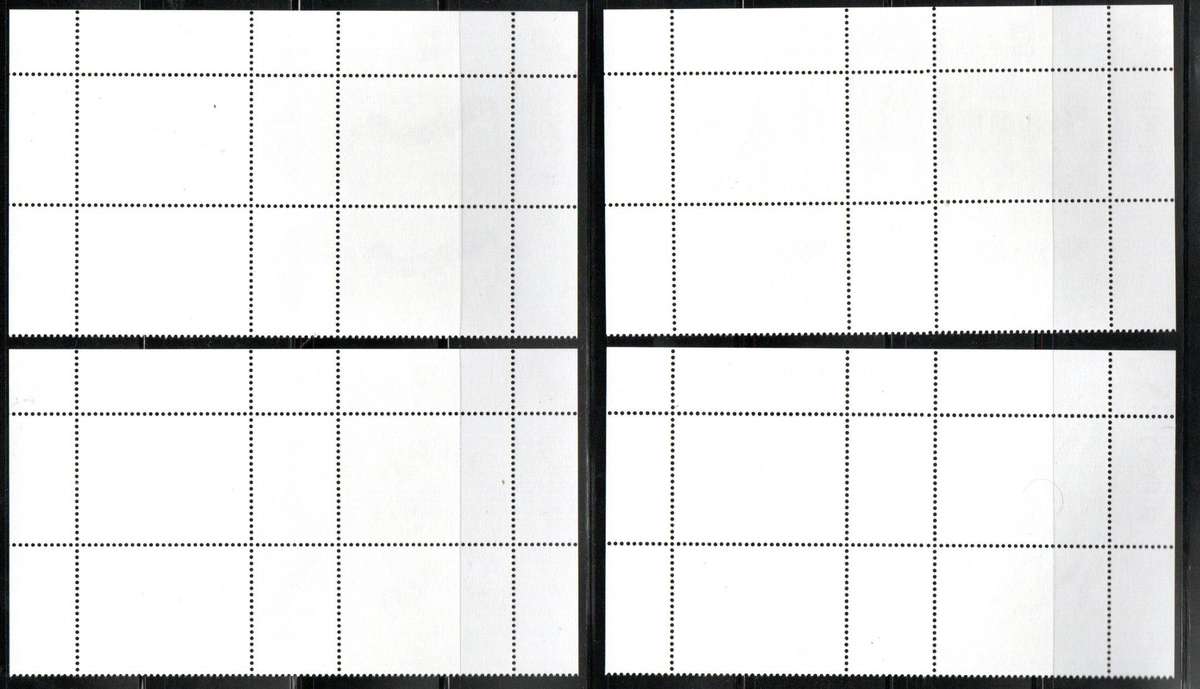 NAMIBIA 2010 CATERPILLARS UMM SET OF (X4) GUTTER CONTROL BLKS OF (X4) + SINGLES. CC707-10. CV R725.