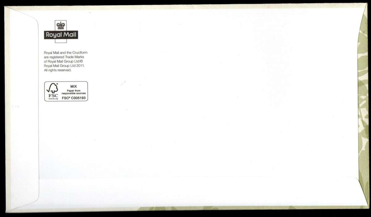 GB 2011 50TH ANN OF WORLD WILDLIFE FUND (WWF) MINI SHEET FIRST DAY COVER (TALLENTS HOUSE). GREAT FDC