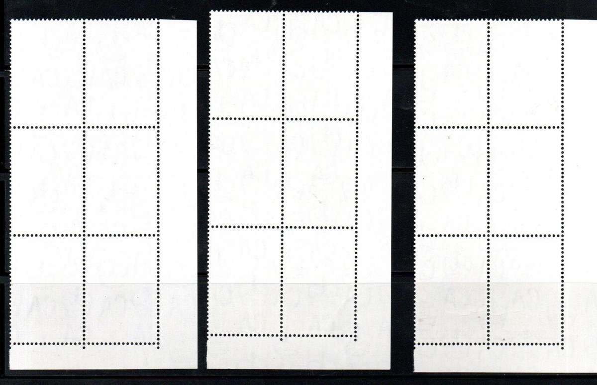 BECHUANALAND 1961 SHORT SET OF UMM CNR BLKS OF (X6) TO 10c (BIRDS). SG168/174. TOTAL CV GBP 93.