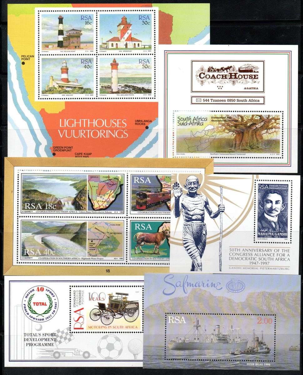 RSA selection of (x60+) umm mini sheets etc - as per scans - good total cv.