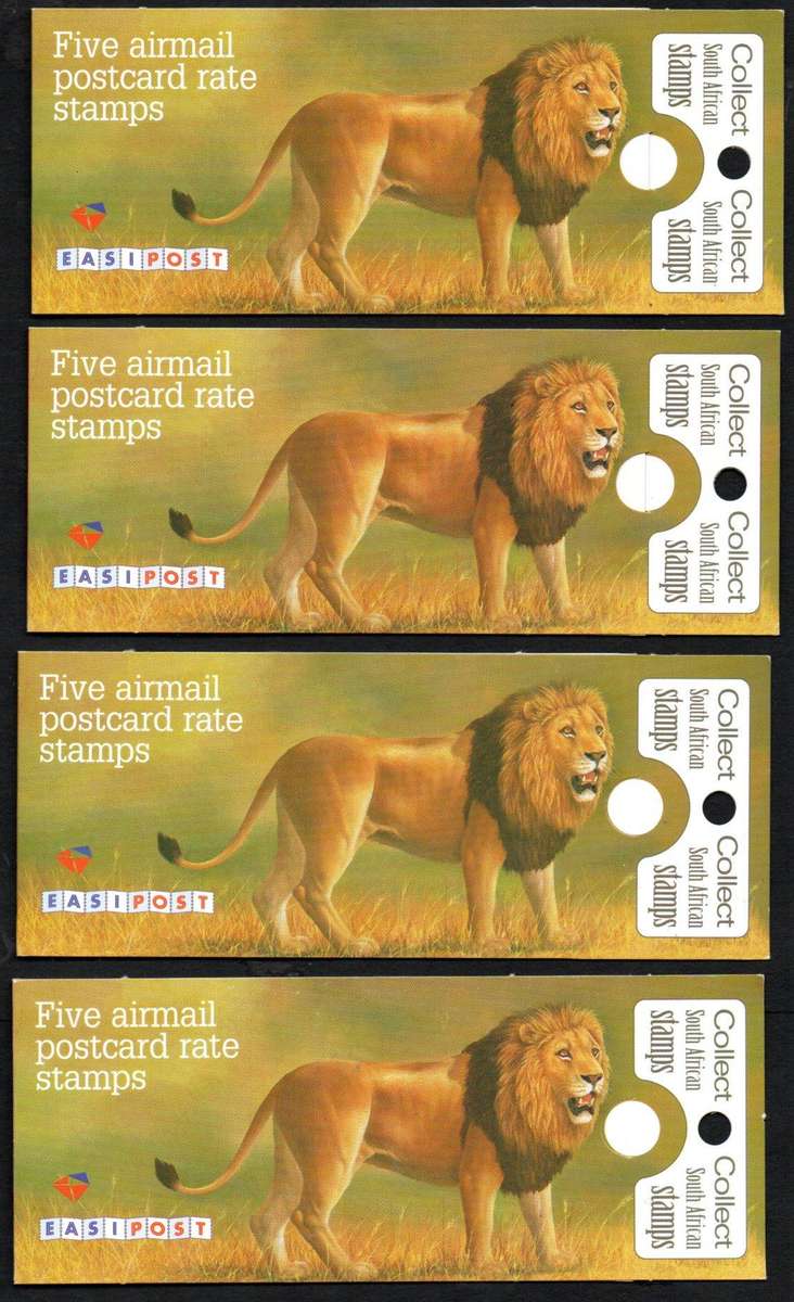 RSA 1996 (X4) Big 5 booklets no 24 with `yellow line` - complete - as per scans  CV R800.