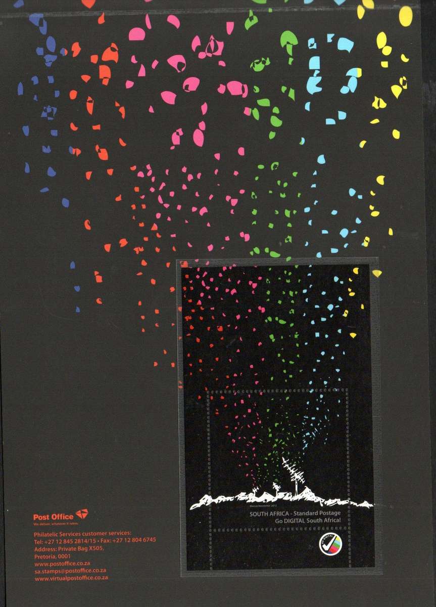 RSA selection of (x5) souvenir folders with mini sheets - as per scans.