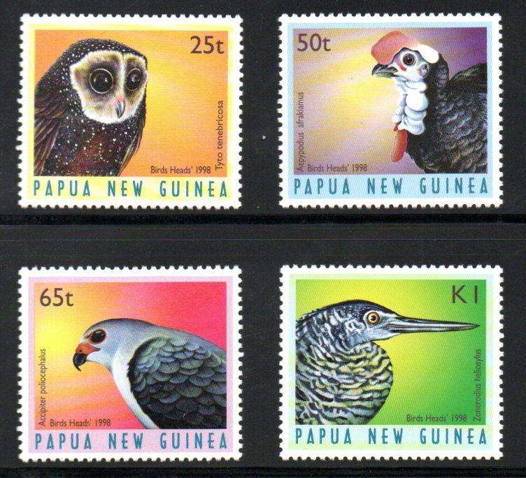 Papua New Guinea 1998 birds umm set of (x4)  SG825-828  lovely thematic set.