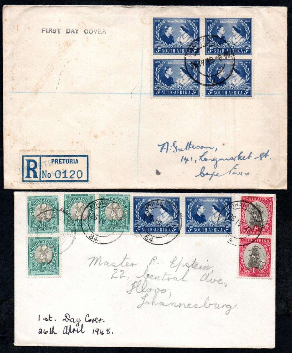 UNION 1948 ROYAL SILVER WEDDING SELECTION OF (X21) COVERS. AS PER SCANS. NICE LOT.