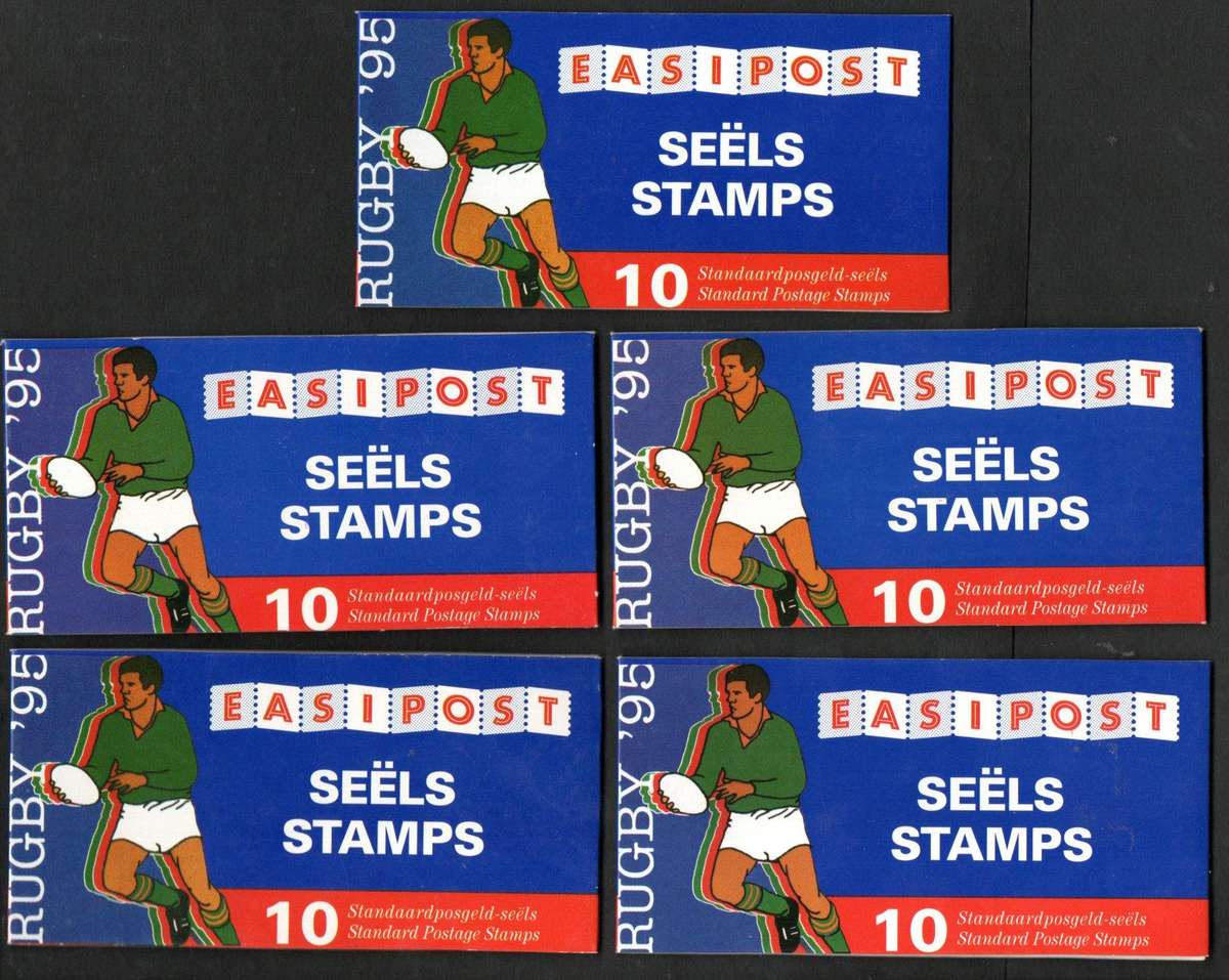 RSA 1995 Rugby World Cup (X10) booklets mint + complete  CV R1000.