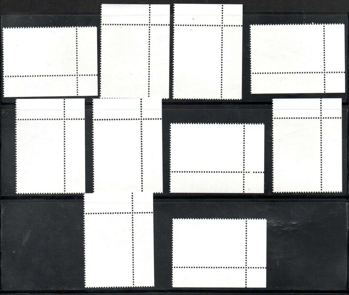 Singapore 2010 know 10 trees umm set of corner singles (ordinary gum)  SG1908-17.