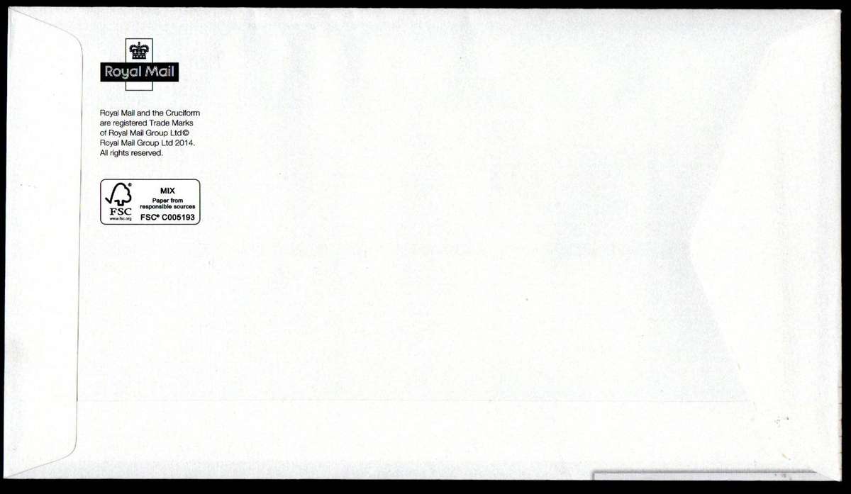 GB 2014 Remarkable Lives first day cover (Tallents House)  CV GBP 11.