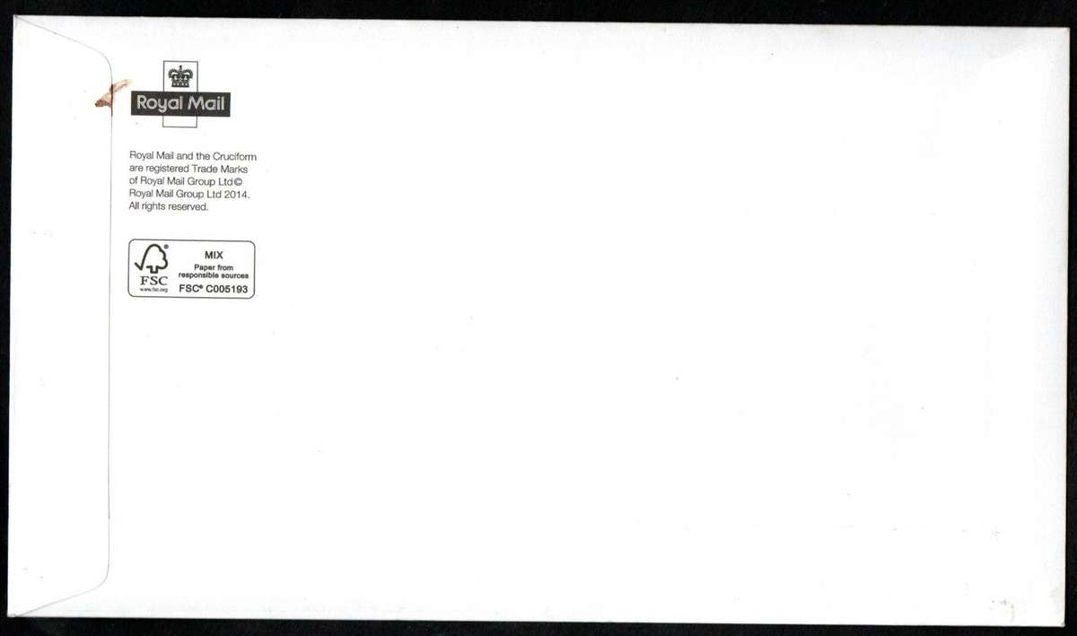 GB 2014 Centenary of the First World War first day cover (Tallents House)  CV GBP 11.