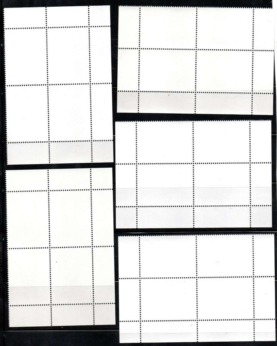 Namibia 2011 The Big Five umm set of (x5) control blocks - SACC712-6  lovely set - CV R480