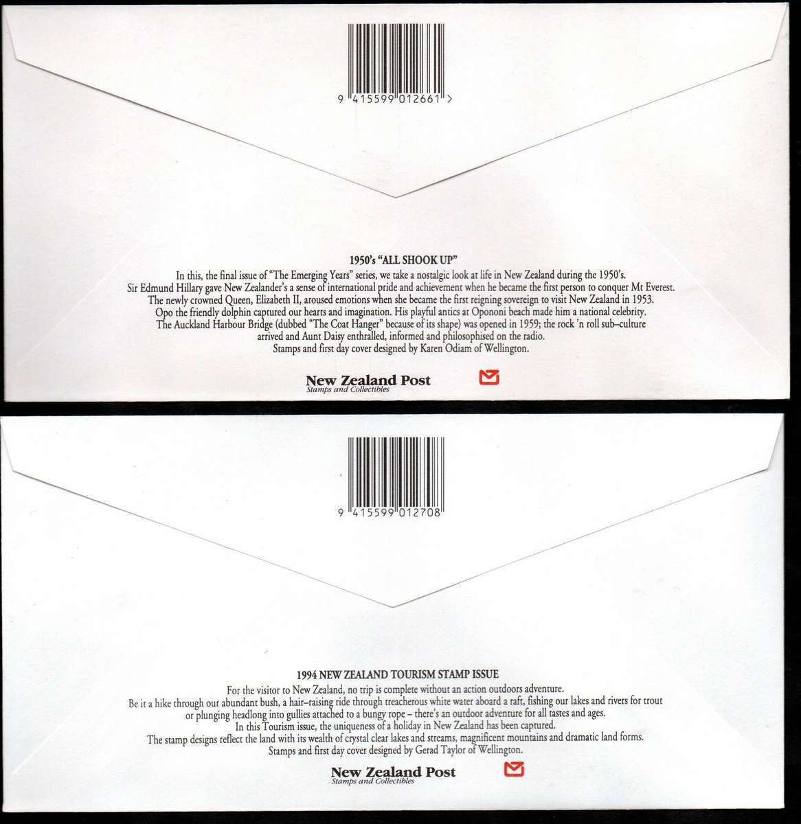 New Zealand selection of (x12) first day covers - as per scans - great lot - good value.