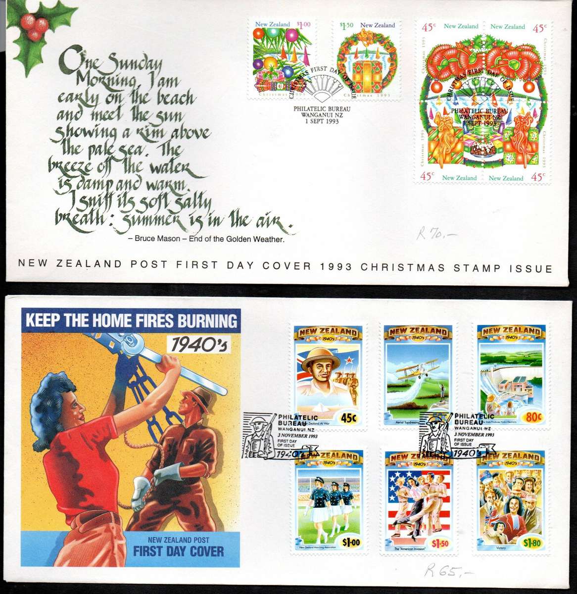 New Zealand selection of (x12) first day covers - as per scans - great lot - good value.