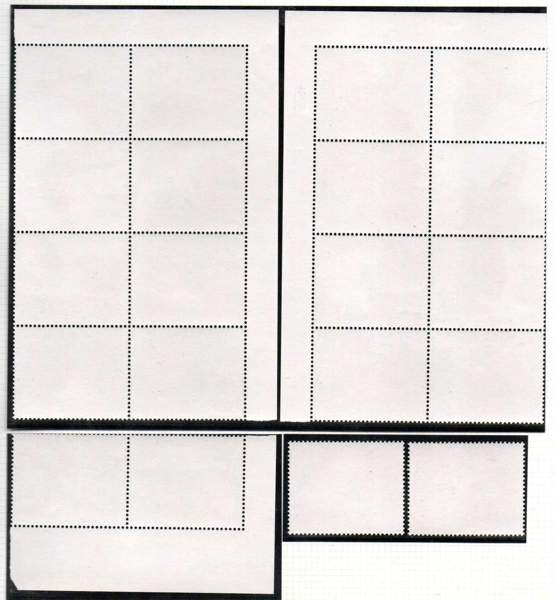 Palua 1996 birds over Palau Lagoon umm set of (x20) in blks, pair, singles  SG1065-84  CV GBP 24.