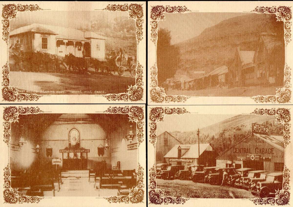 South Africa (X10) Pilgrims Rest Museum unused postcards depicting Pilgrims Rest scenes etc.