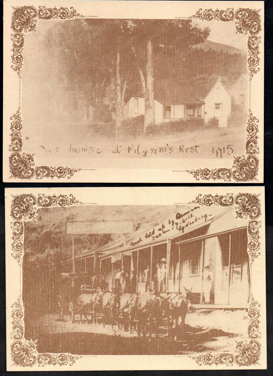 South Africa (X10) Pilgrims Rest Museum unused postcards depicting Pilgrims Rest scenes etc.